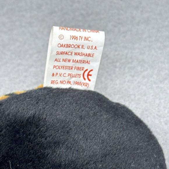 Spider Plush Spinner Lot of 2 TY Beanie Buddy & Baby Stuffed Toys Black Brown - Picture 16 of 16